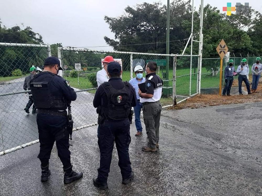 En Cosoleacaque, se registró fuga de ácido acético en instalaciones de la planta Tereftalatos
