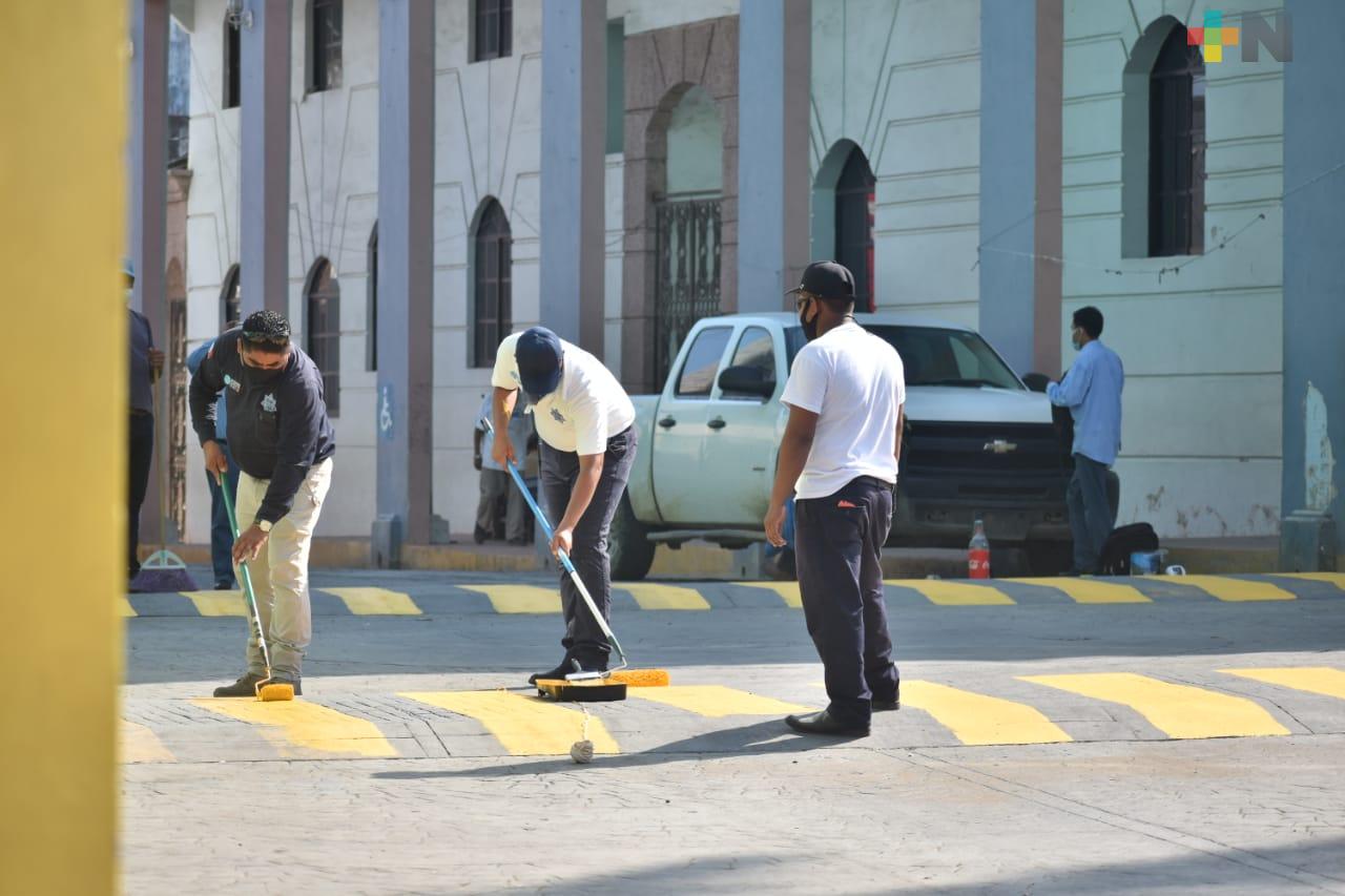 Refuerzan ordenamiento vial en Tantoyuca
