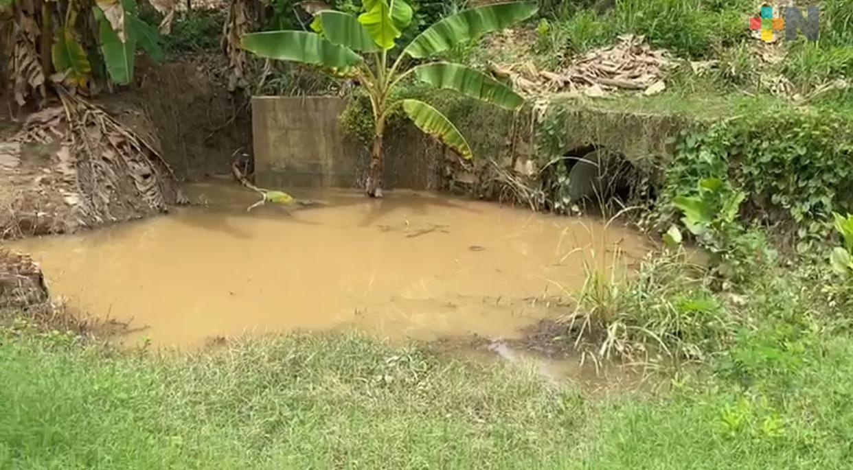 Piden corrección de obra hecha por Conagua, en Tlacojalpan