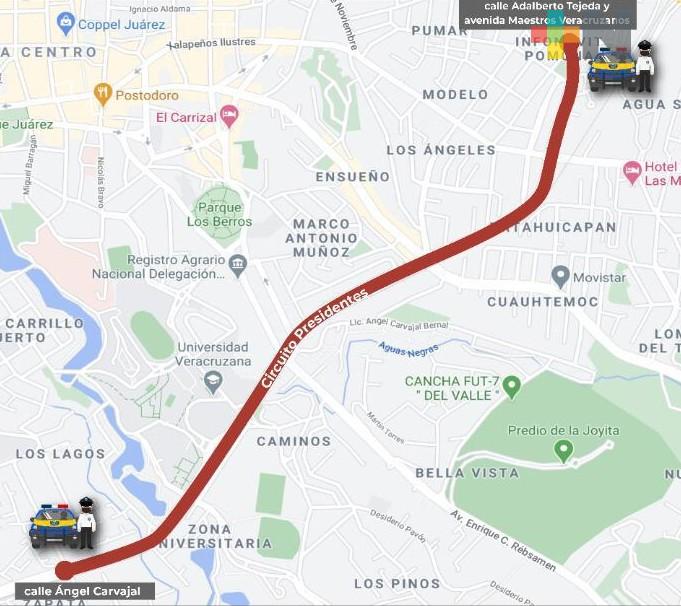 Circulación en Circuito Presidentes estará cerrada este sábado