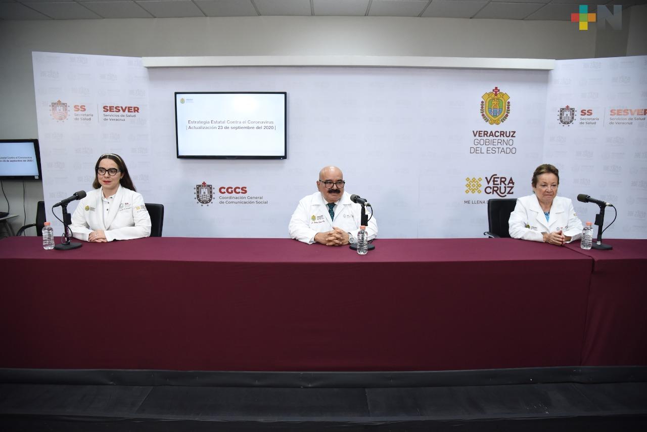Se registran 88 nuevos casos de Covid-19 en Veracruz