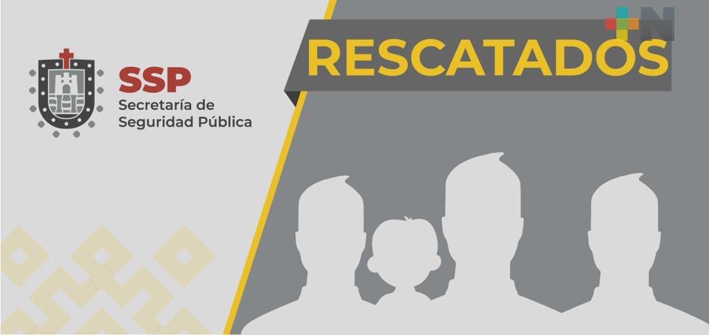 Rescata SSP a cuatro personas privadas ilegalmente de la libertad, en tres municipios