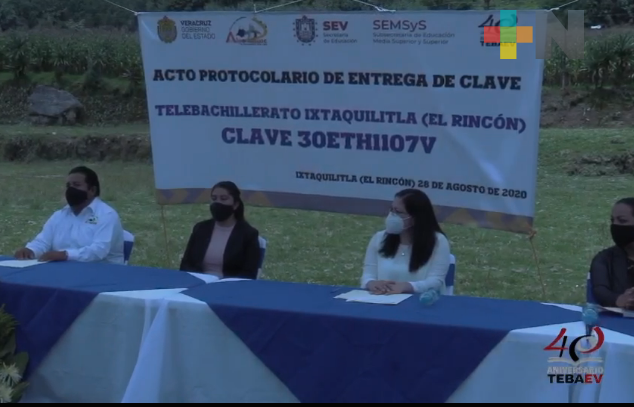 Telebachillerato de Ixtaquilitla beneficiará a 9 comunidades del municipio de Alpatláhuac