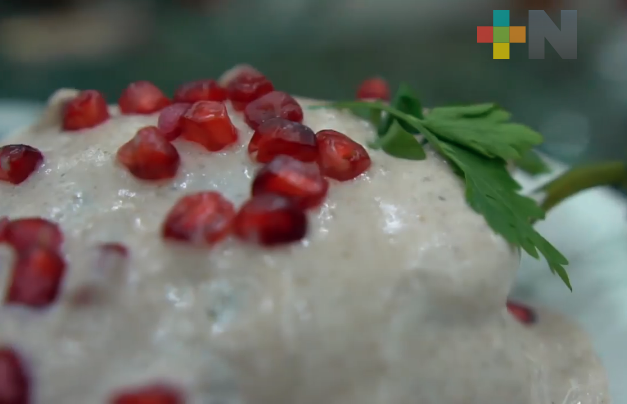 Chile en nogada, uno de los platillos más representativos de la gastronomía mexicana