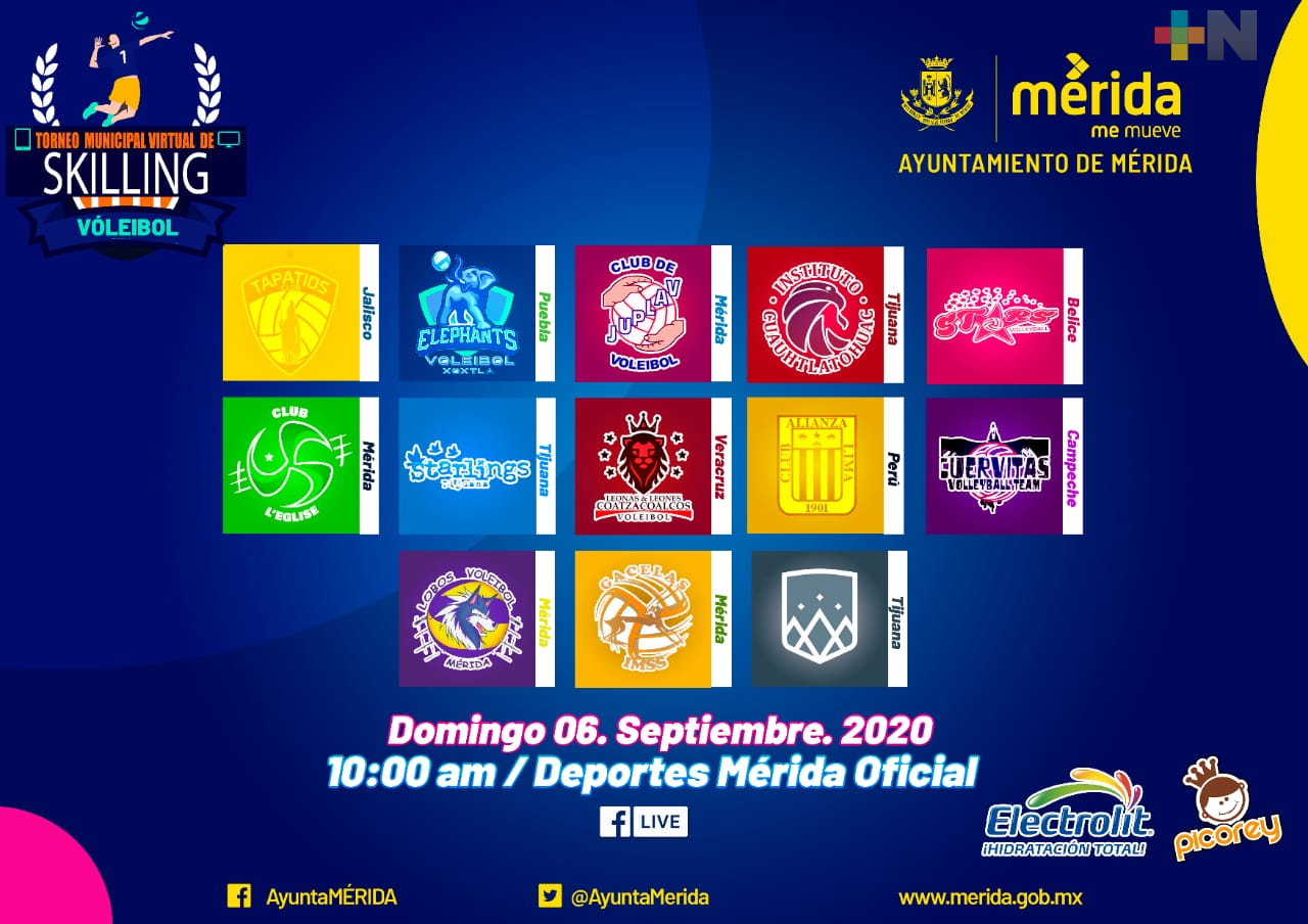 Leonas de Coatza en torneo virtual de voleibol