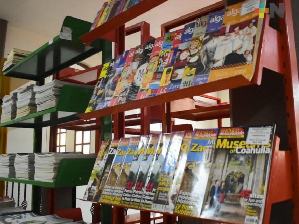 Con restricciones, biblioteca de Tantoyuca da servicio a usuarios