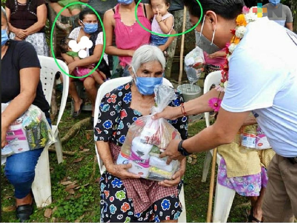 Exhortan a alcalde de Chicontepec deje de realizar eventos masivos con personas vulnerables
