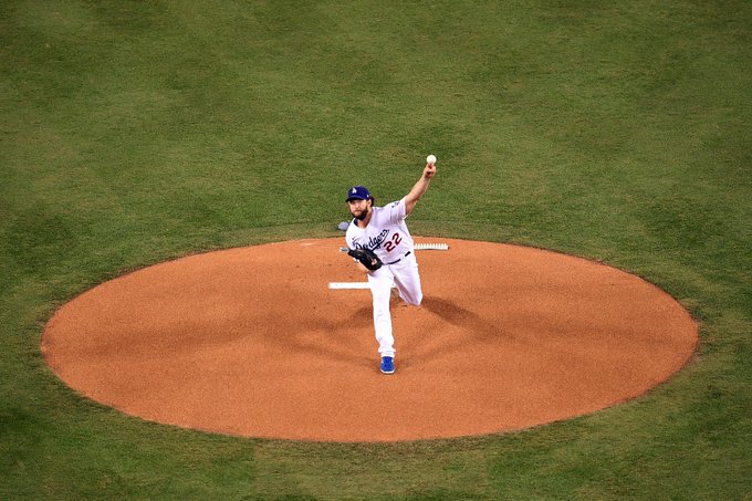 Dodgers no contará con Kershaw para el juego 2