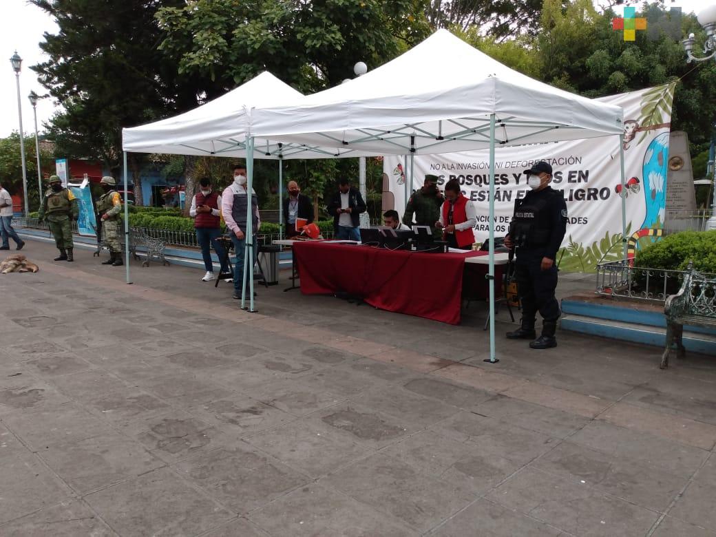 Inició canje de armas en Coatepec y Vega de Alatorre