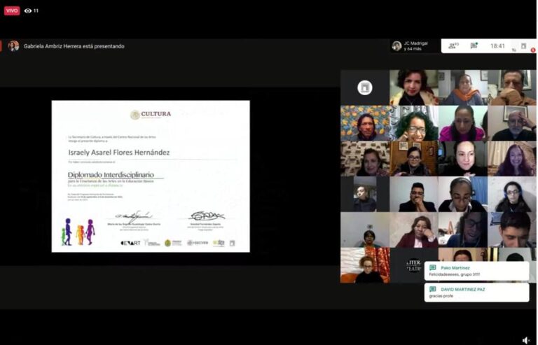 Concluye el Diplomado Interdisciplinario para la Enseñanza de las Artes en la Educación Básica del CEVART