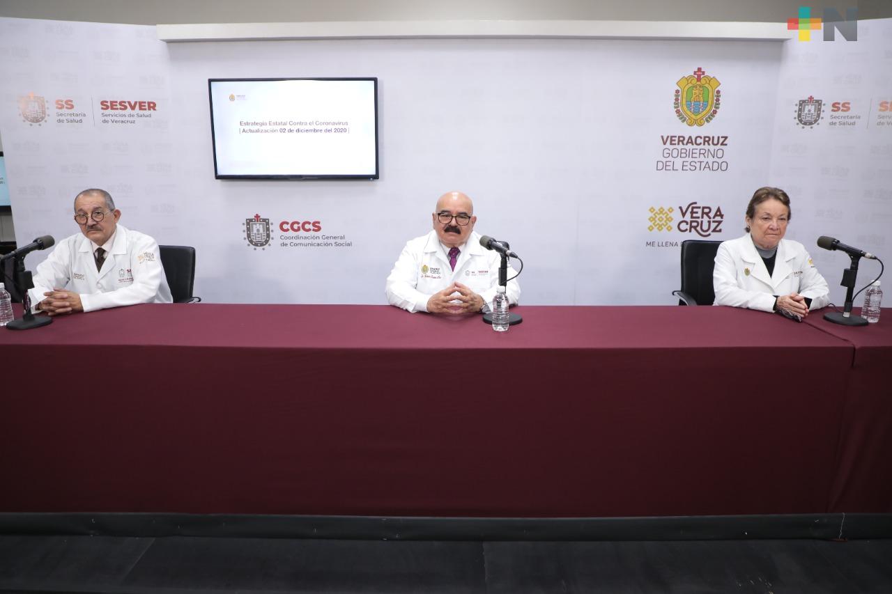 Registra Salud 65 casos positivos de COVID-19 en Veracruz
