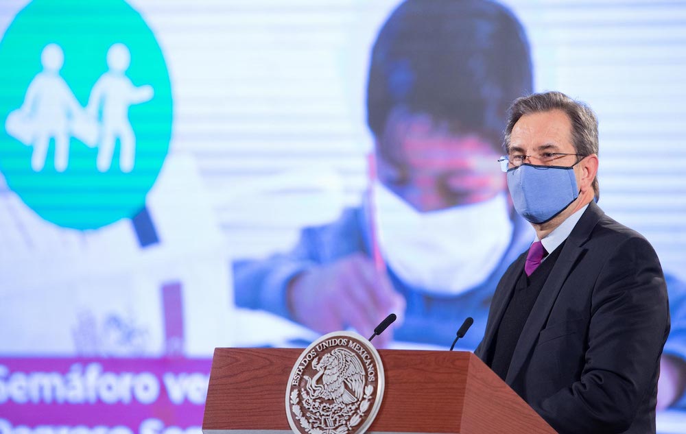 SEP presenta modelo de educación mixta para entidades en semáforo verde y amarillo