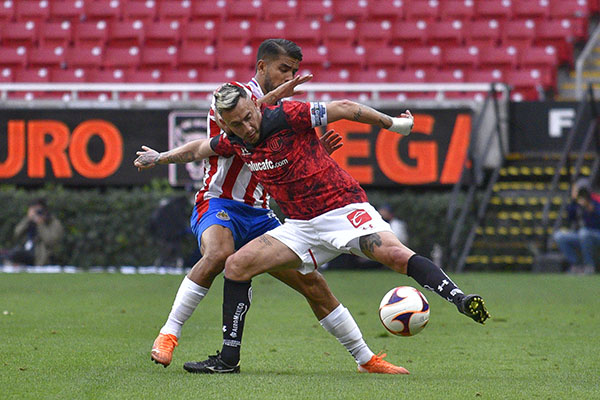 División de puntos entre Chivas y Toluca