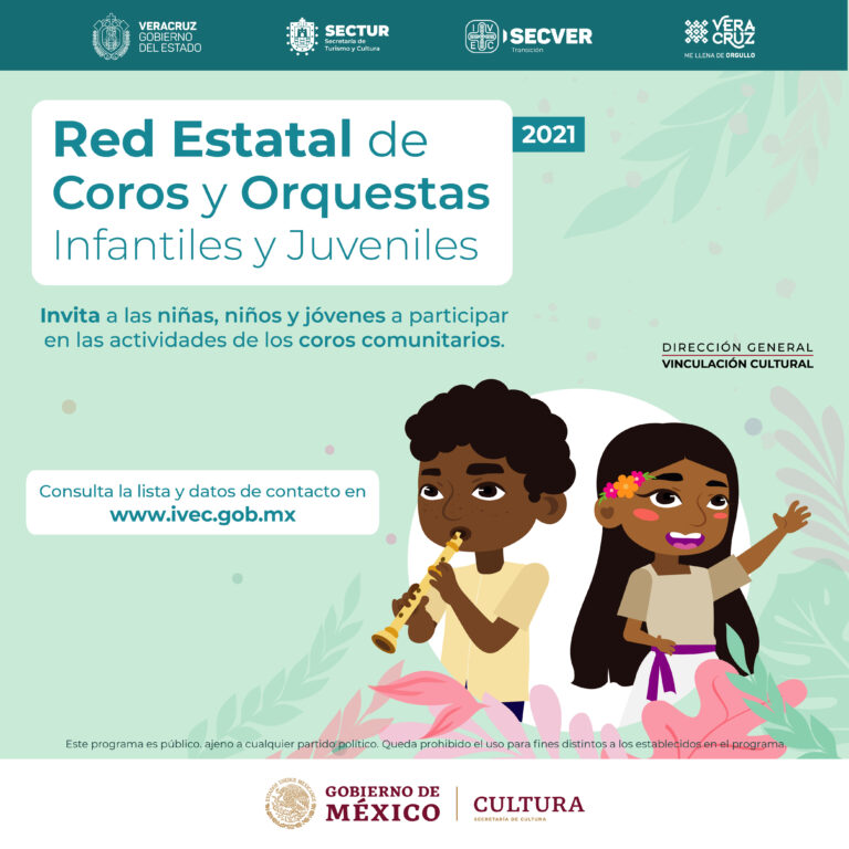 IVEC invita niños y adolescentes a las actividades de la Red de Coros Comunitarios