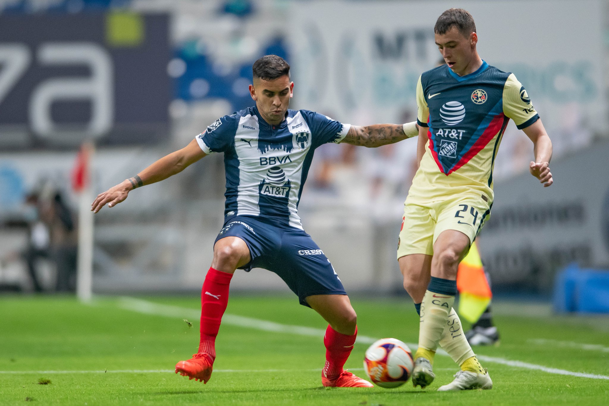 Por la mínima diferencia Monterrey venció al América
