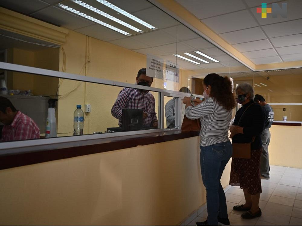 En Tempoal, registran buena afluencia de ciudadanos para pago de predial