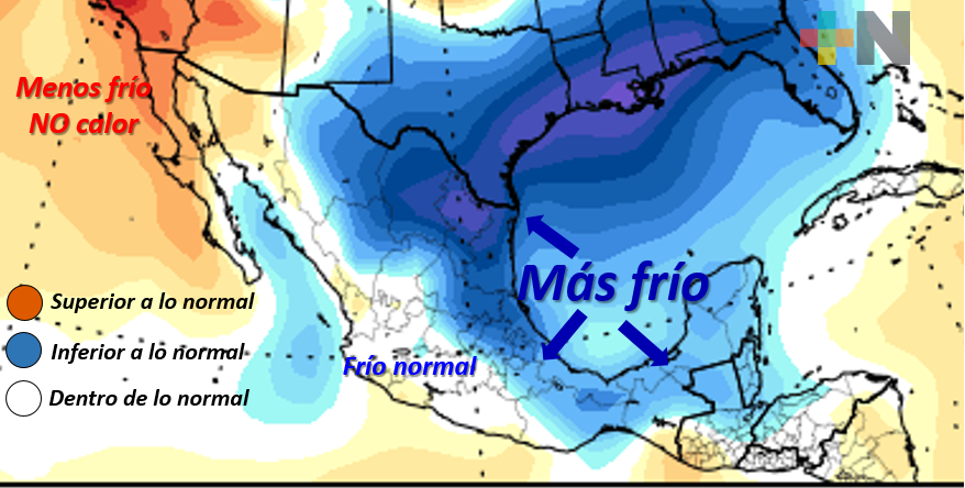 Bajas temperaturas durante los próximos días en el estado