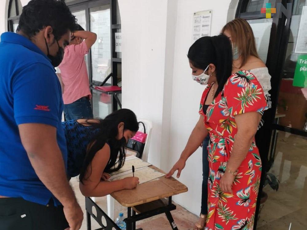Expidieron primera acta de nacimiento sin presencia de menor, en Coatzacoalcos