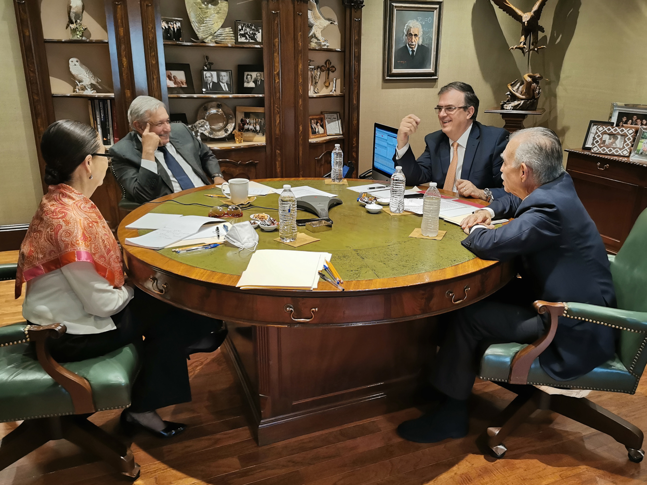Sostuvo López Obrador comunicación telefónica con Joe Biden