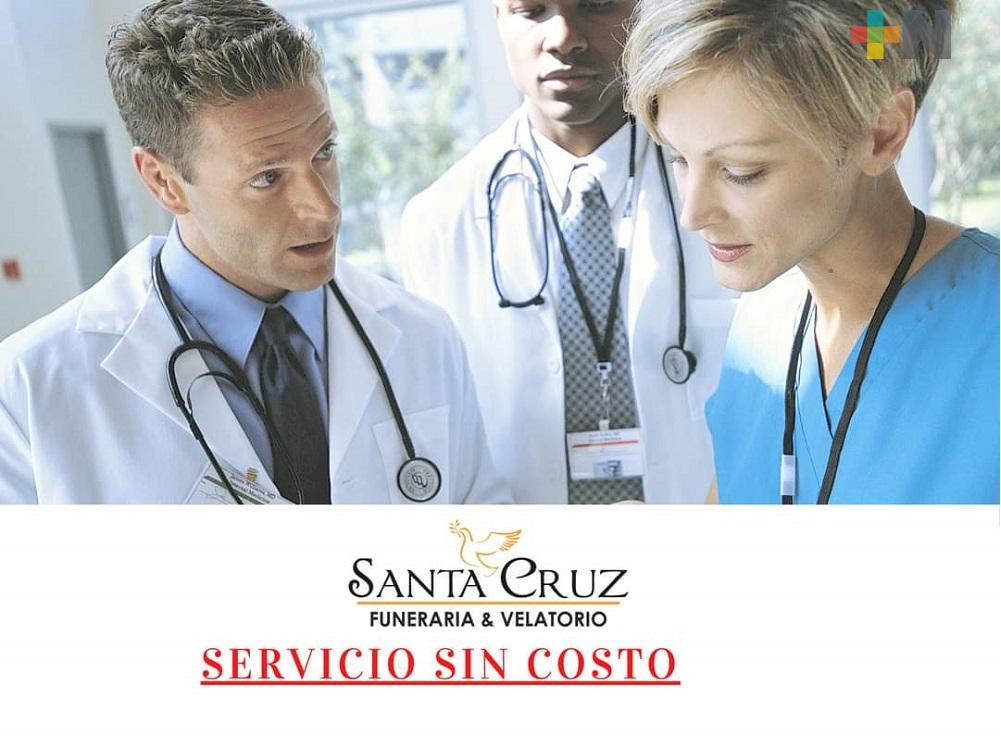 Funeraria de Minatitlán ofrece servicios gratuitos a trabajadores de Salud que fallezcan de COVID-19