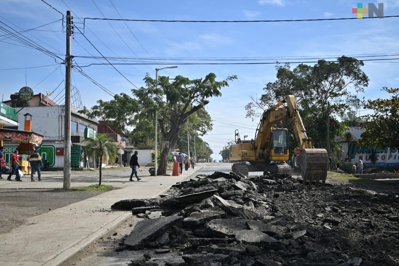 Avanza obra pública en Tempoal