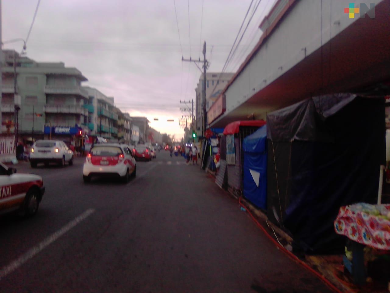 Decreto estatal redujo movilidad en el Puerto de Veracruz