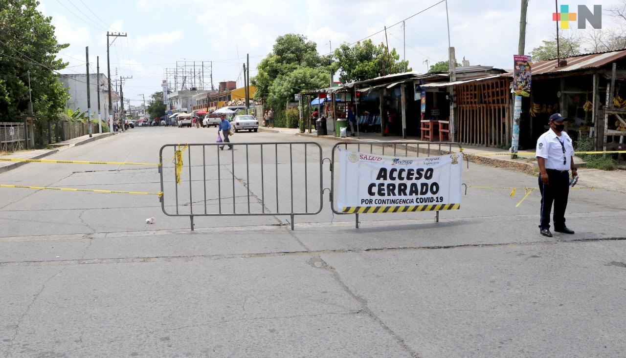 Refuerzan medidas sanitarias en Tuxpan