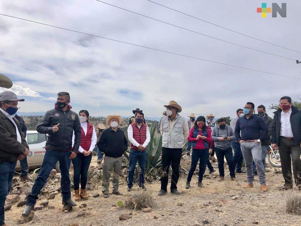 Supervisó SEDESOL obras en Tantoyuca
