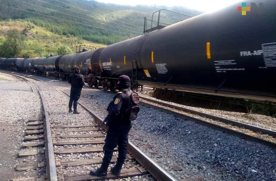 Supervisa IPAX y fuerzas del orden zona de vías Ferrosur, en Acultzingo