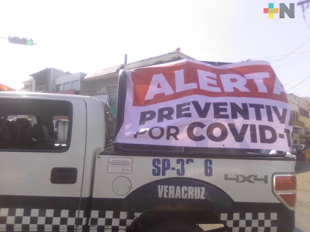 Inició operativo para reducir movilidad en Centro Histórico del Puerto de Veracruz