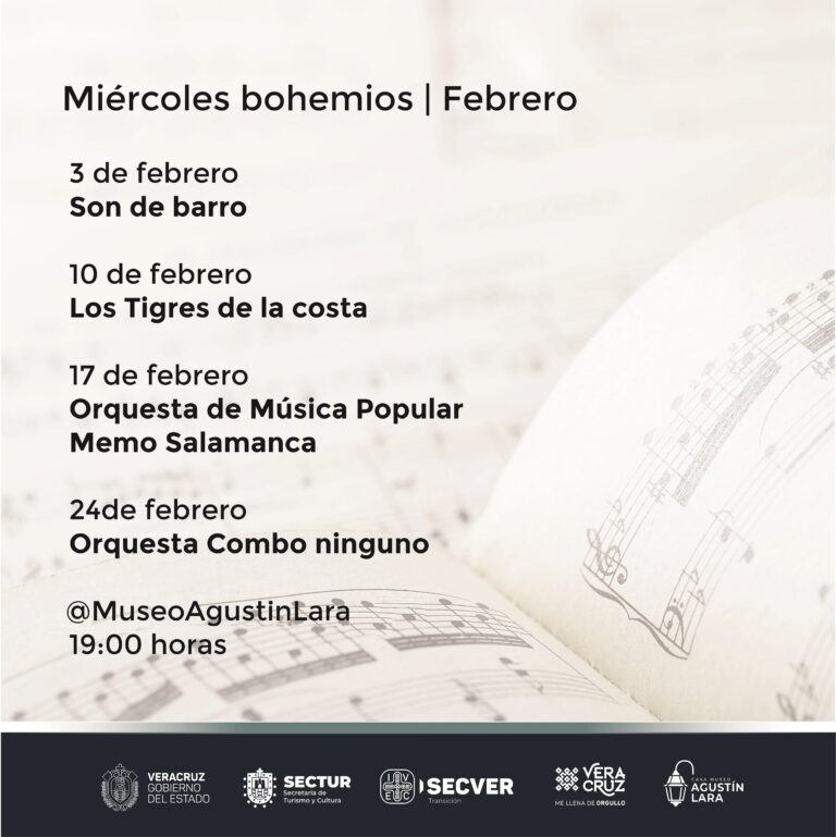 Invita IVEC a escuchar a músicos veracruzanos en Miércoles bohemios