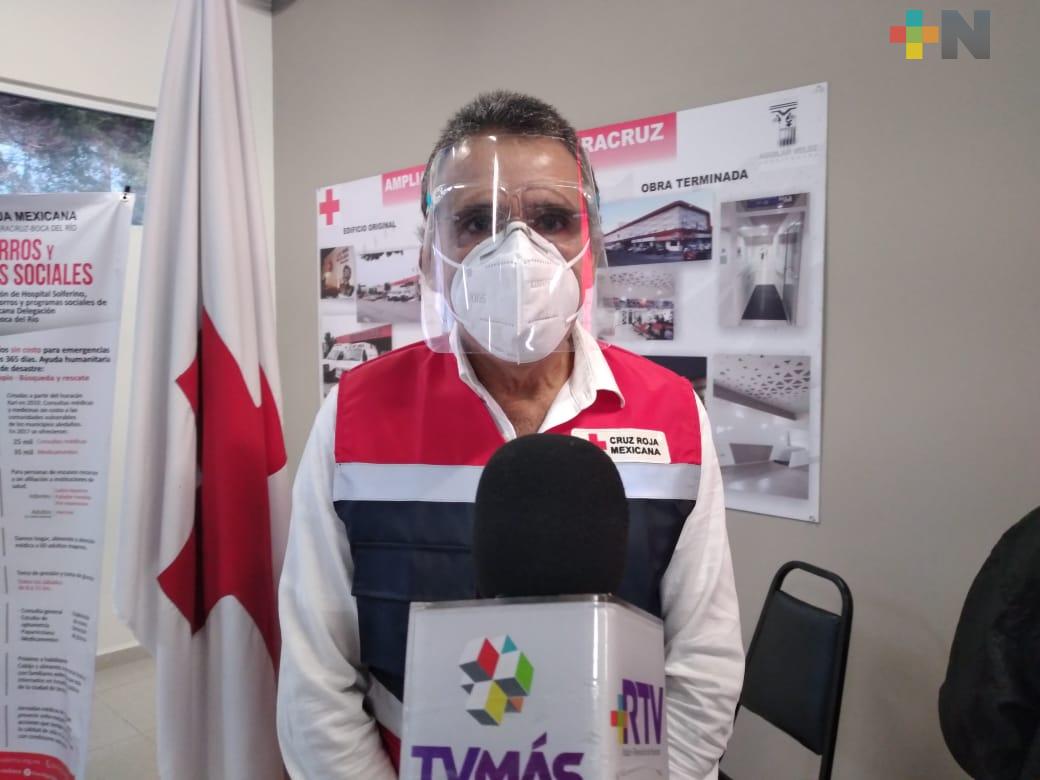 Cruz Roja delegación Veracruz no suspende servicios, a pesar de déficit de recursos económicos