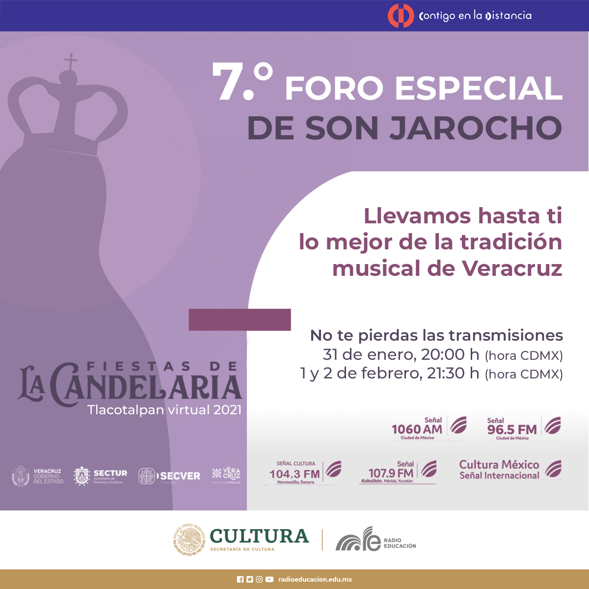 Radio Educación transmitirá el 7° Foro Especial del Son Jarocho 2021
