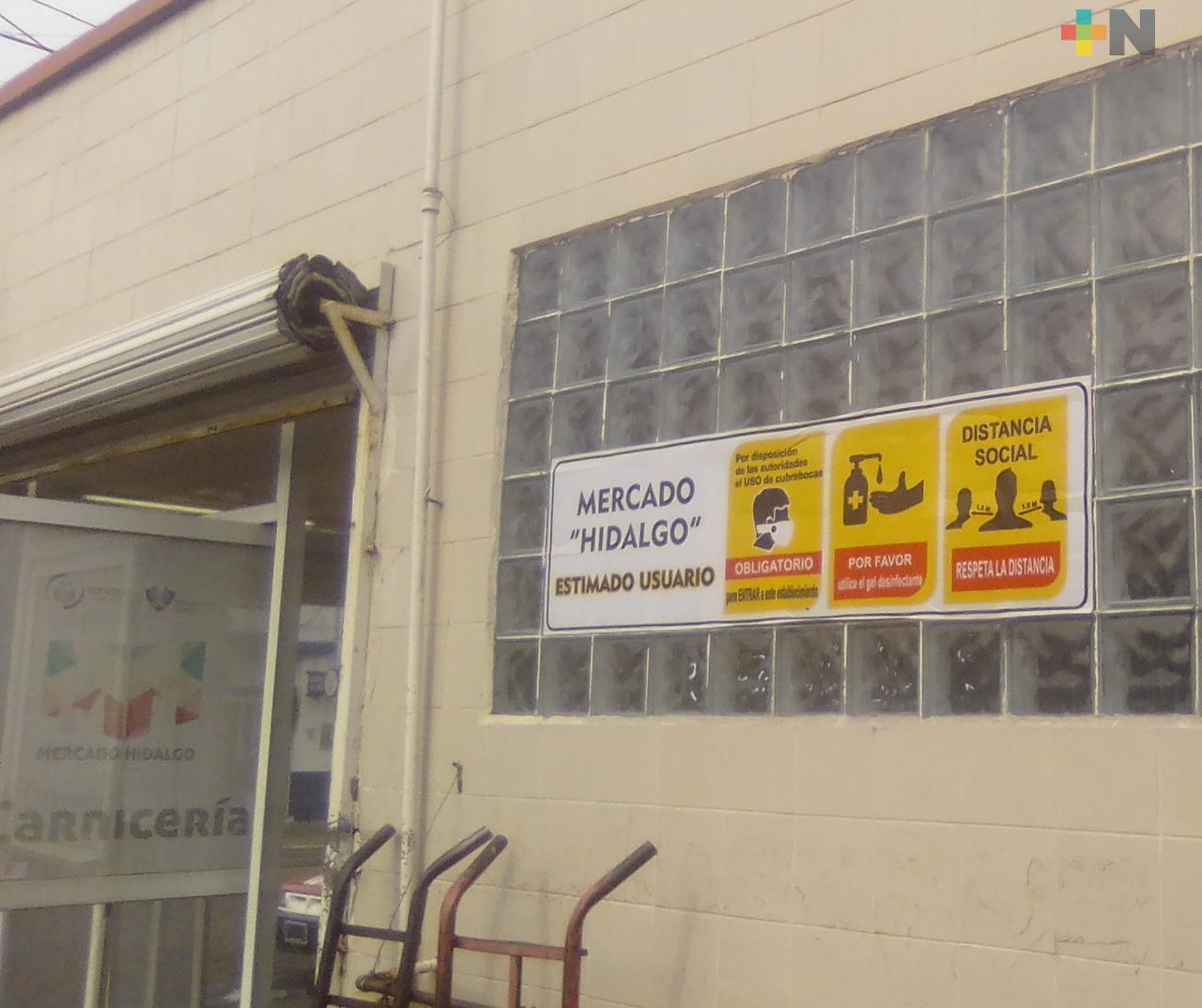 En mercado Hidalgo procuran mantener todas las medidas preventivas