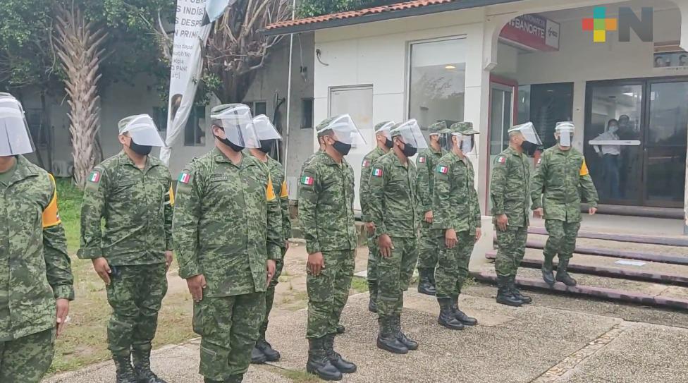 En Coatzacoalcos, Sedena se alista para recibir dosis de vacunas contra COVID-19