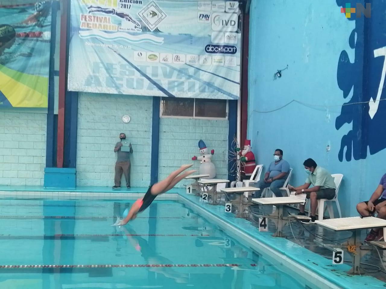 Club Acuario de Natación entrena con todas las medidas sanitarias