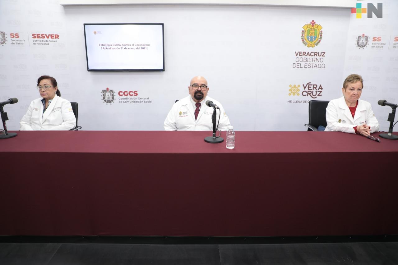 Se registran 216 casos nuevos de COVID-19 en Veracruz