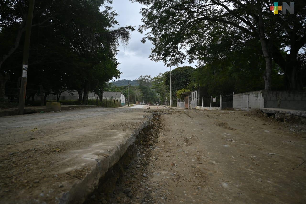 Obras siguen beneficiando a pobladores de Chalma