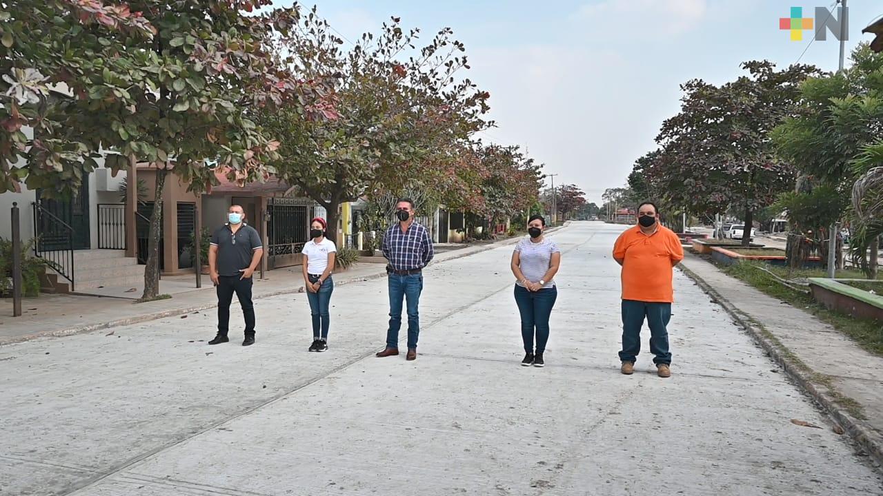 Continúan las obras públicas en Tempoal