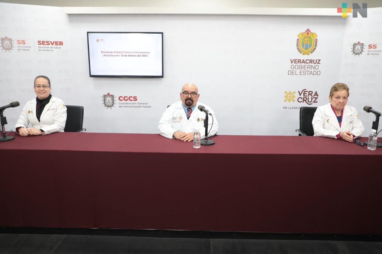 Se registran 170 nuevos casos positivos a COVID-19 en Veracruz