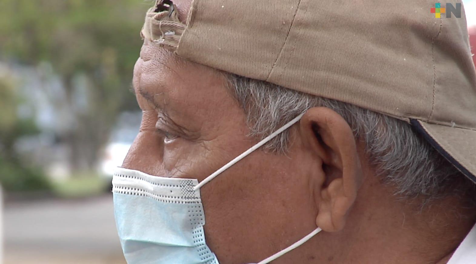 Hay 719 casos positivos a COVID-19 de adultos mayores en Coatzacoalcos