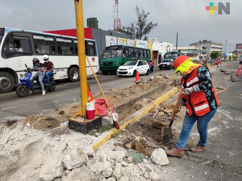 Rehabilitarán avenida Zaragoza, uno de los accesos principales de Coatzacoalcos