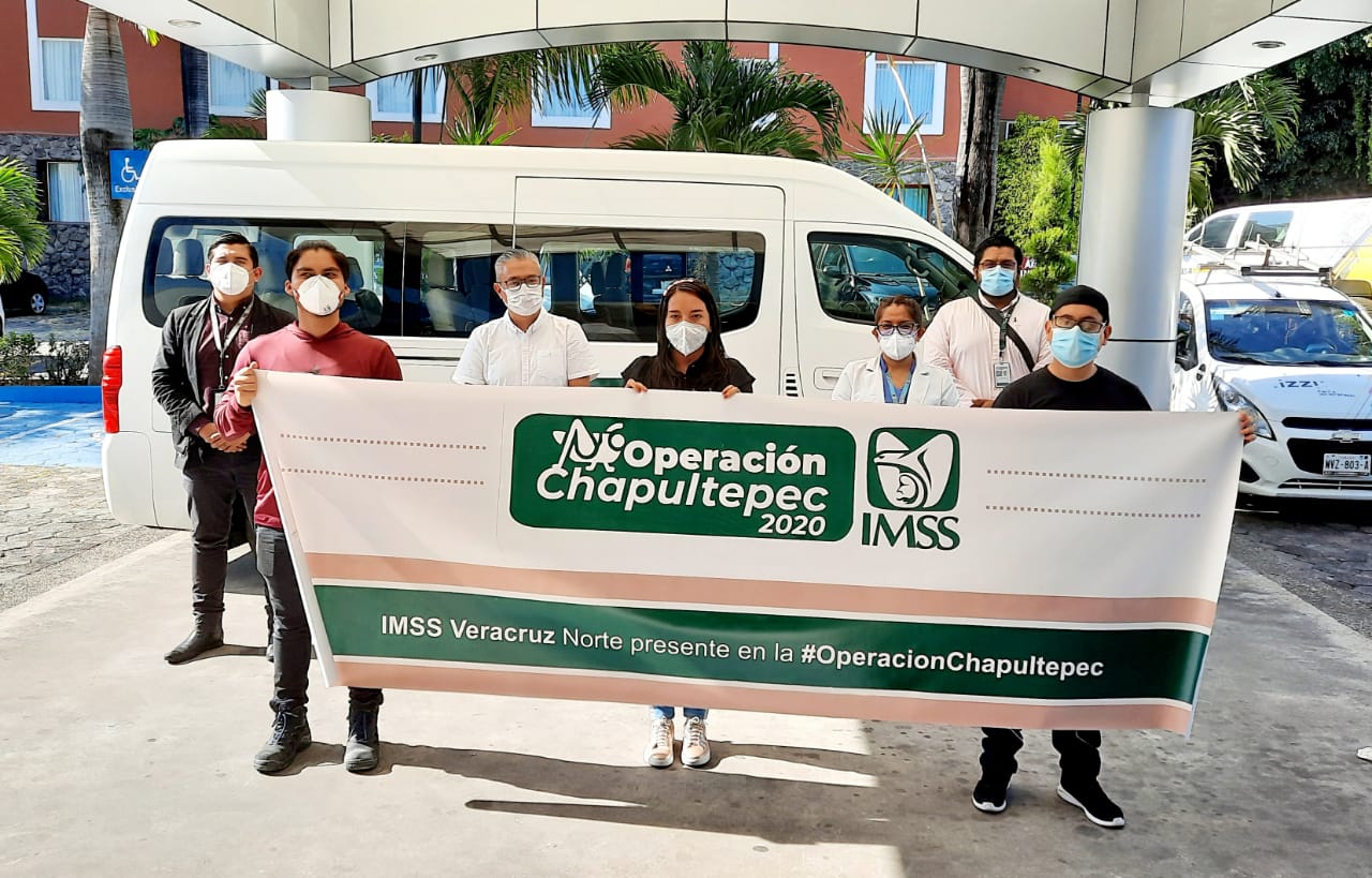 Llega a Morelos brigada Covid del IMSS Veracruz