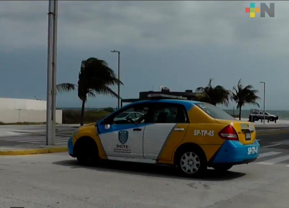 Iniciaron cierres viales en Veracruz y Boca del Río por Alerta Preventiva