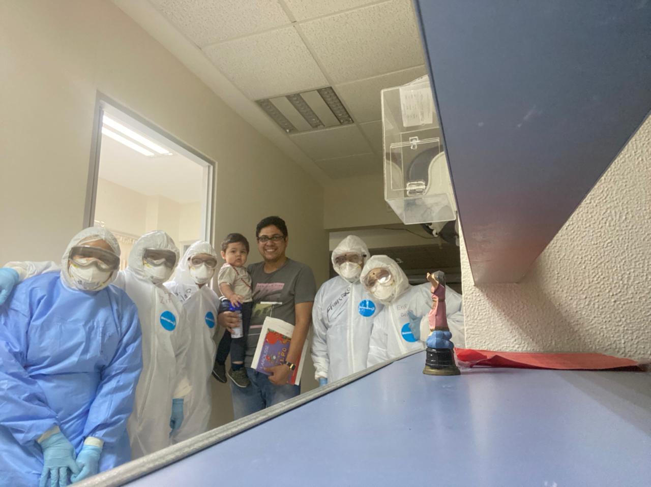Bebé de un año es dado de alta en ISSSTE de Coatzacoalcos tras padecer coronavirus