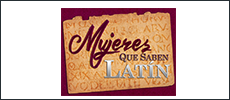 Logotipo del programa Mujeres que saben Latín