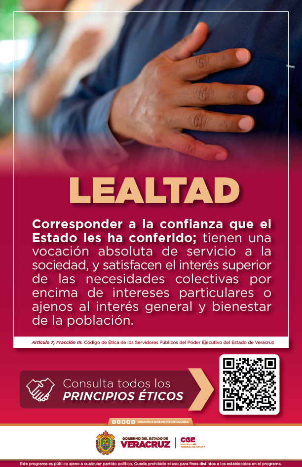 Principio Rector del Servidor Público