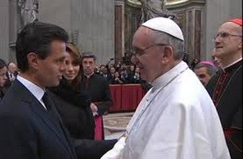 Enrique Peña Nieto convive con Papa Francisco