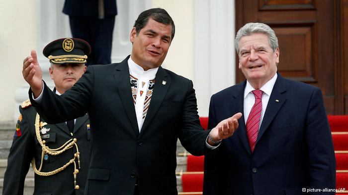 Correa argumenta en Alemania contra TLC con la UE