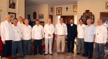 Se reúne Javier Duarte con los obispos de Veracruz